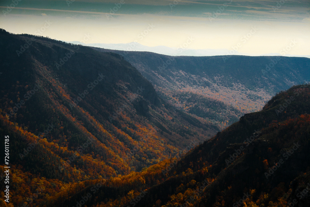 Linville Gorge in Autumn, North Carolina