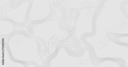 Contour Animation d'une carte topographique stylisée et d'une ligne géographique de relief montagneux, sur une toile de fond abstraite et ondulée présentant une carte quadrillée du terrain. (ID: 726012340)