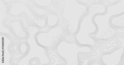 Contour Animation d'une carte topographique stylisée et d'une ligne géographique de relief montagneux, sur une toile de fond abstraite et ondulée présentant une carte quadrillée du terrain. (ID: 726012389)