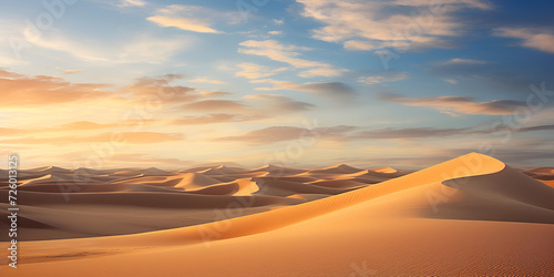 sunset in the desert, A sunset in the desert with the sun setting behind it, A desert landscape with a sunset in the background, A sunset in the desert the sun setting over the desert, Generative AI