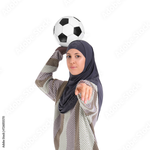 Young beautiful Muslim woma...