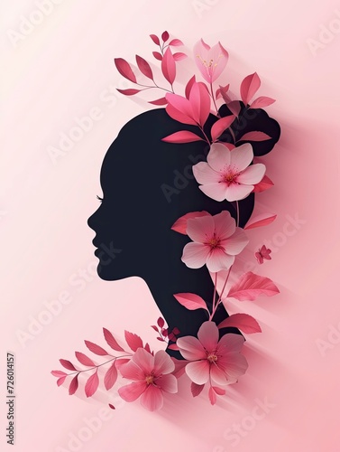 Womens day Poster design, realistic, HD, copy space - generative ai © Nia™
