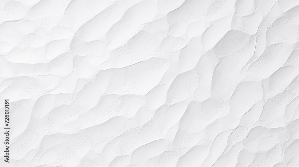 Fototapeta premium Crumpled white paper texture