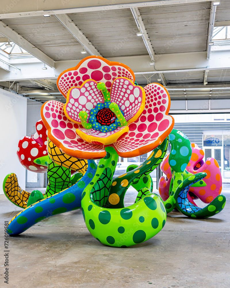 New York USA July 24 2023 Yayoi Kusama World Famous Artist I 
