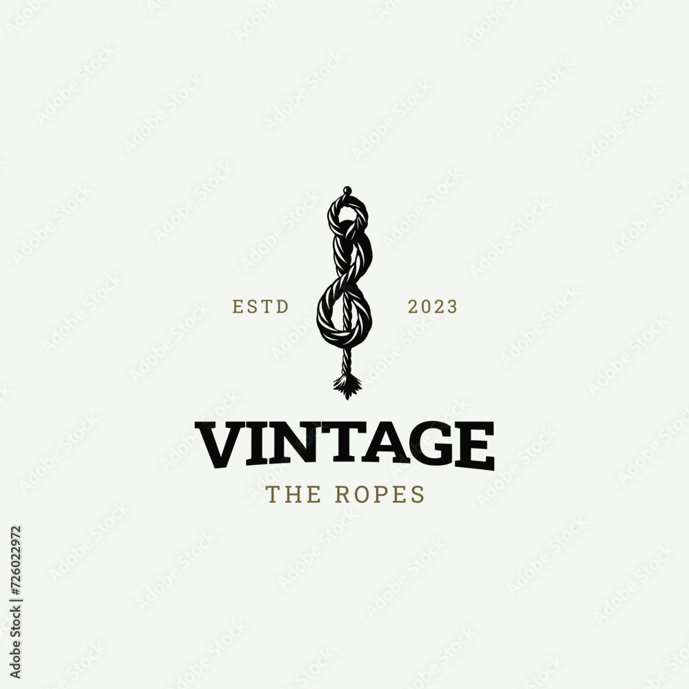 Anchor with rope logo, Anchor with rope vector Anchor with rope logo, Anchor with rope vector