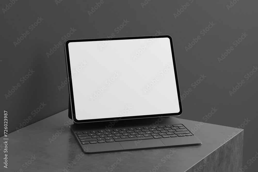 tablet mockup with dark background tablet mockup with dark background