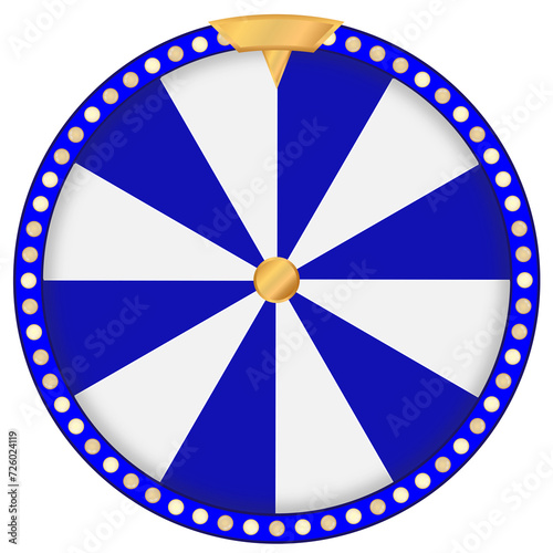 blue wheel of fortune vector png
