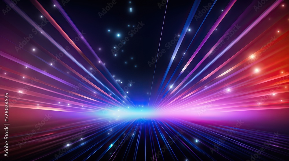 Colorful light bursts ,laser light for modern abstract background,speed of light