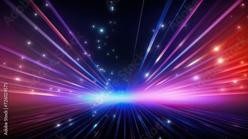 Colorful light bursts  laser light for modern abstract background speed of light