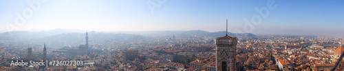 Vista panoramica della città di Firenze, Italia photo