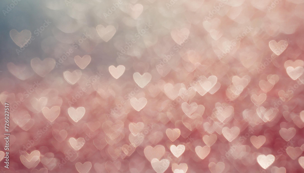 Heart bokeh background, valentine's day background. Heart bokeh background, valentine's day background.