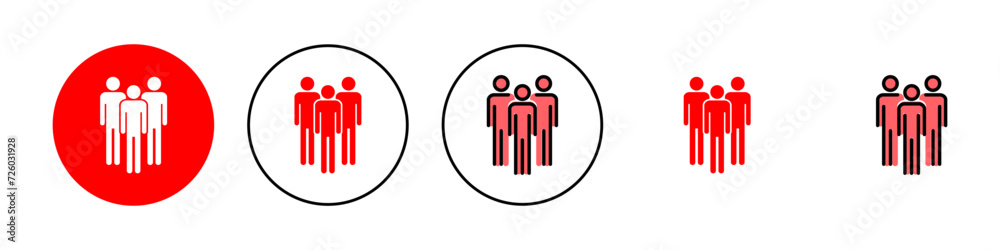 People icon set illustration. person sign and symbol. User Icon vector People icon set illustration. person sign and symbol. User Icon vector