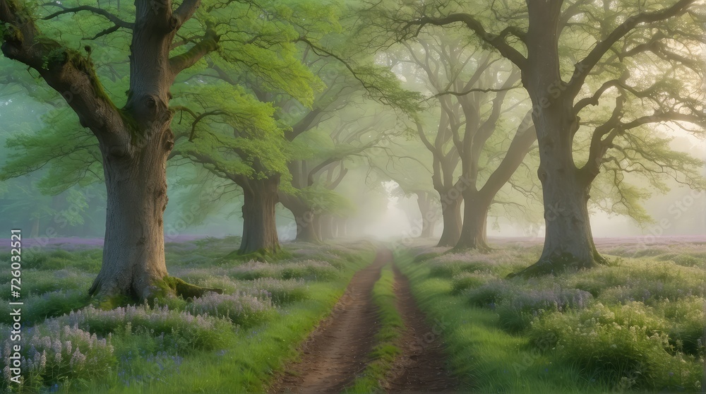 oak woodland, forest, pathway, wedding backdrop, photography backdrop