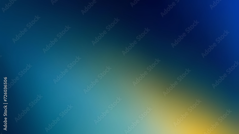 Simple and Delicate Dark Vibrant Blue And Yellow Gradient Vector Background Design