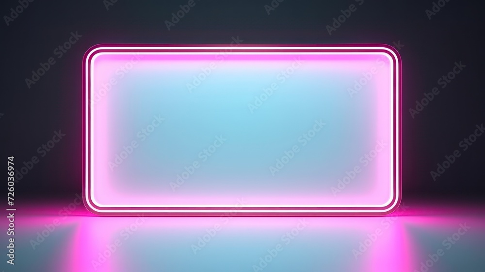Neon sign RGB color photo illustration mockup template, cafe restaurant sign advertising. Neon sign RGB color photo illustration mockup template, cafe restaurant sign advertising.