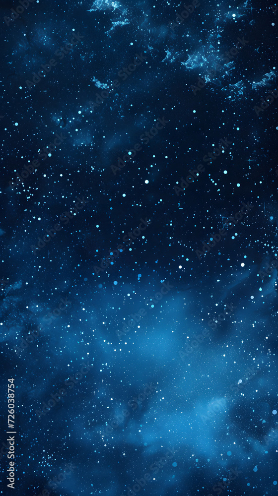 Fototapeta premium stars falling upon a dark blue night sky