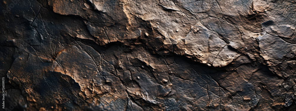 a close up image of a brown stone