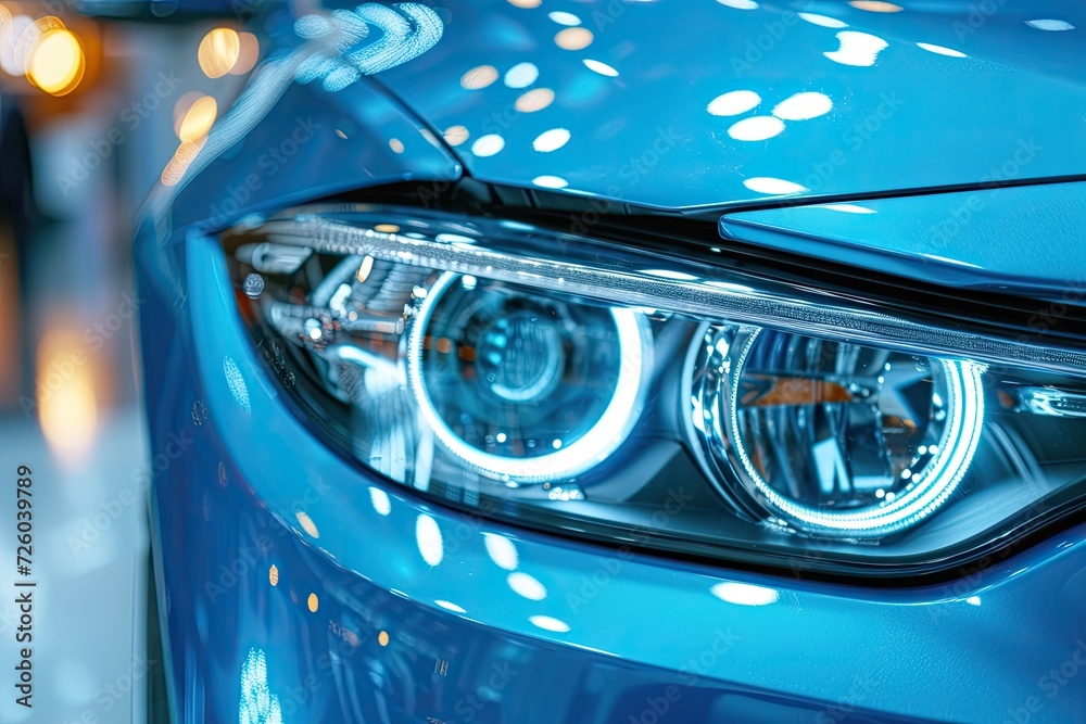 Big picture of contemporary car headlight