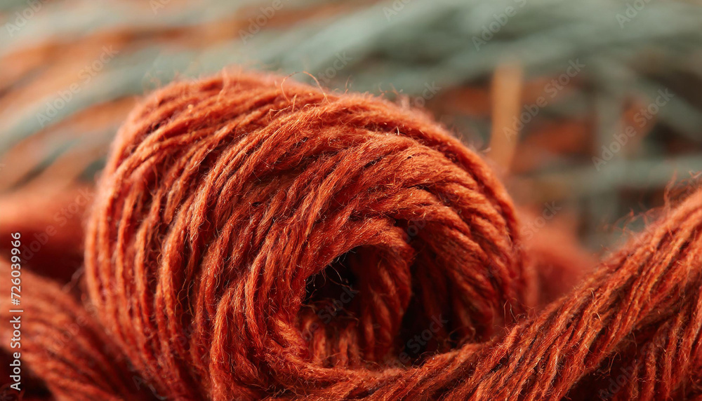 Fototapeta premium close up of yarn