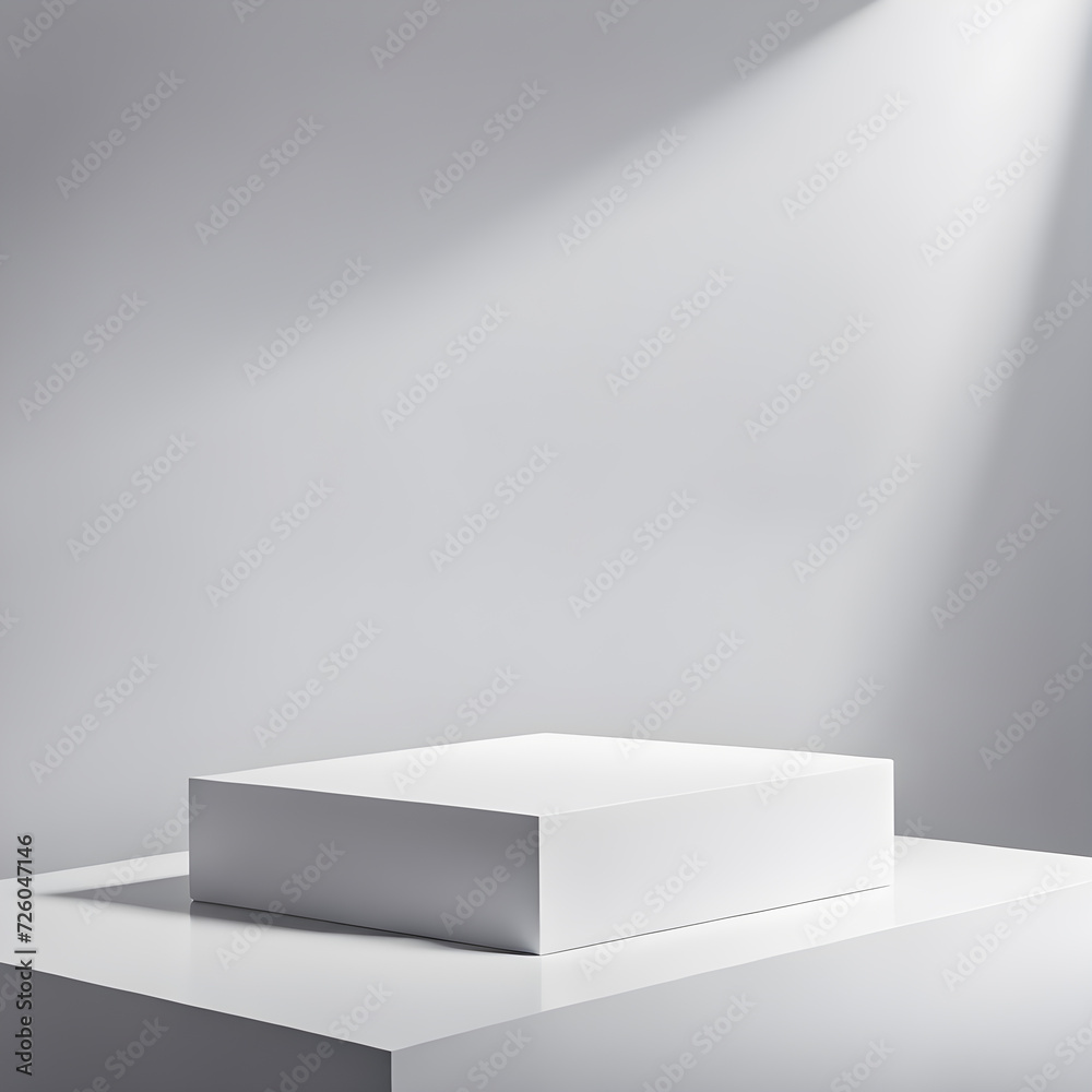 product-mock-up-on-a-podium-in-a-studio-setting-with-simplistic-backdrop-in-real-photo-style