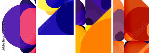 Geometric elements abstract backgrounds for wallpaper, business card, cover, poster, banner, brochure, header, website