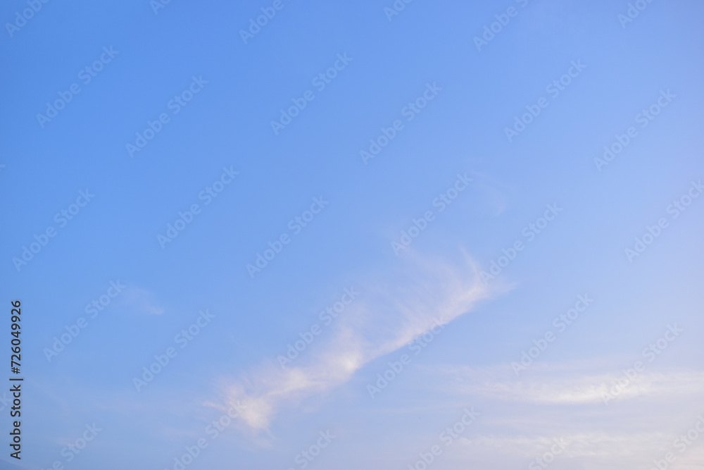beautiful blue sky and white fluffy cloud with sunrise in the morning, natural background beautiful blue sky and white fluffy cloud with sunrise in the morning, natural background