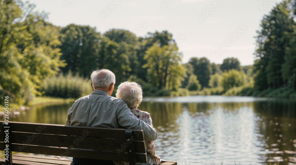 Elderly Couple at the Park