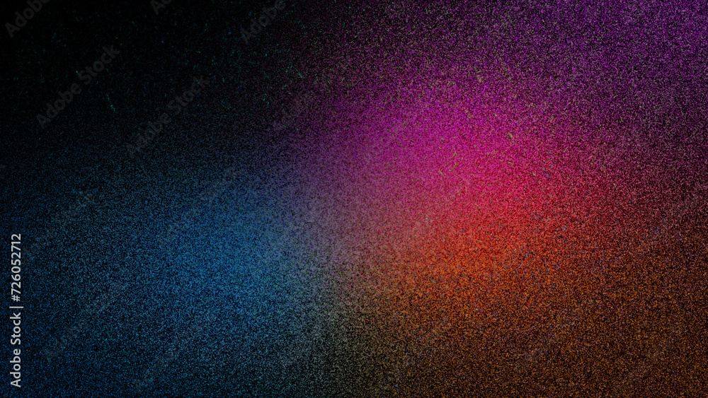 An abstract iridescent grainy grunge texture background image.