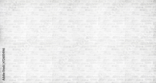 白く塗装されたレンガの壁の背景テクスチャー