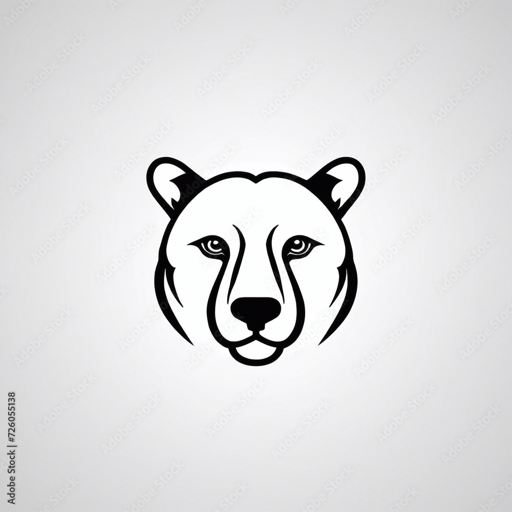 Bold Monochromatic Animal Vector Icon Bold Monochromatic Animal Vector Icon