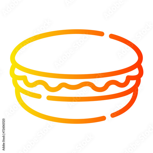 macarons Line Gradient Icon