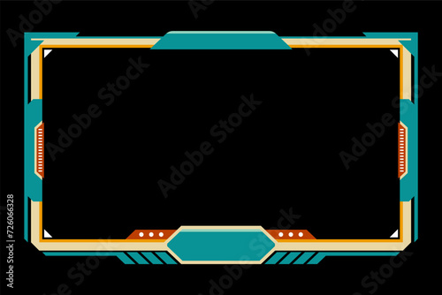 Modern twitch panel overlays for streamer and gamers
