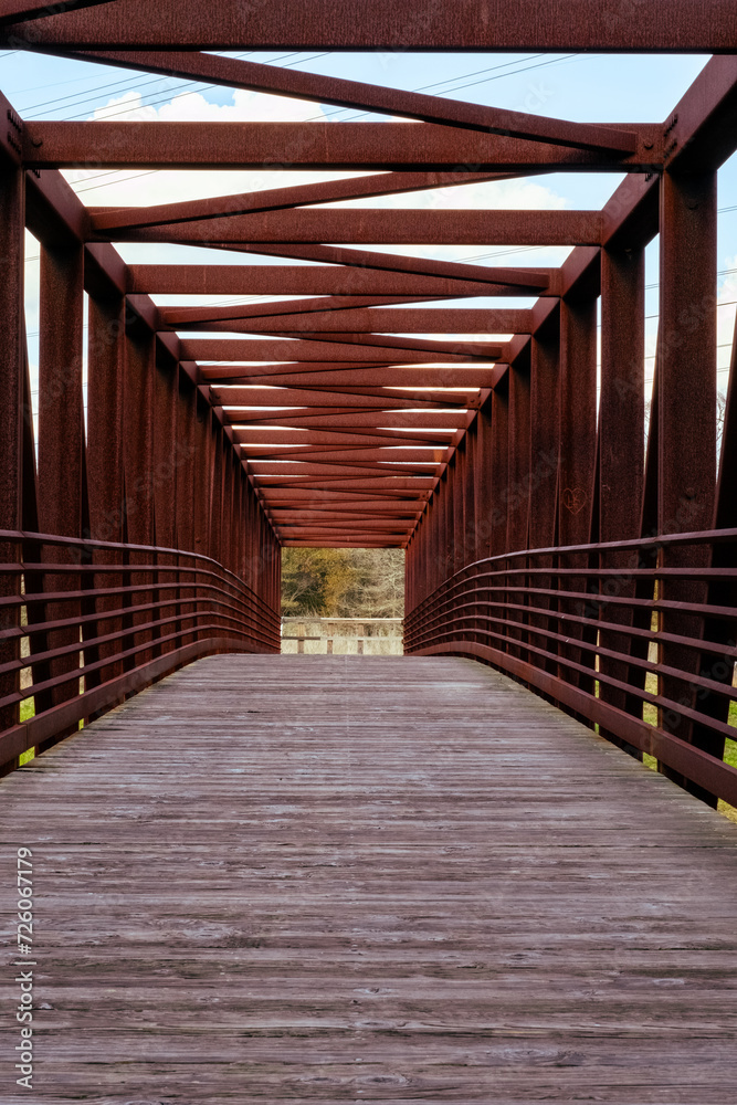 rusted bridge in Houston, Texas rusted bridge in Houston, Texas