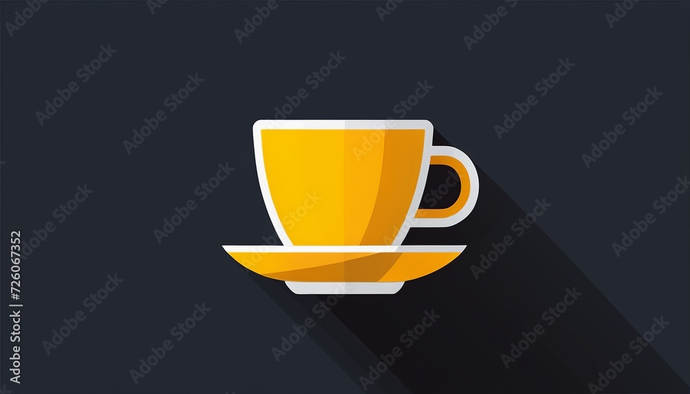 Modern Flat Design Cup Icon Vector Illustration Modern Flat Design Cup Icon Vector Illustration