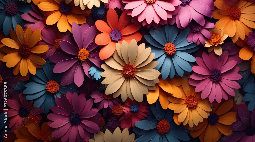 Abstract background of flowers Abstract background of flowers