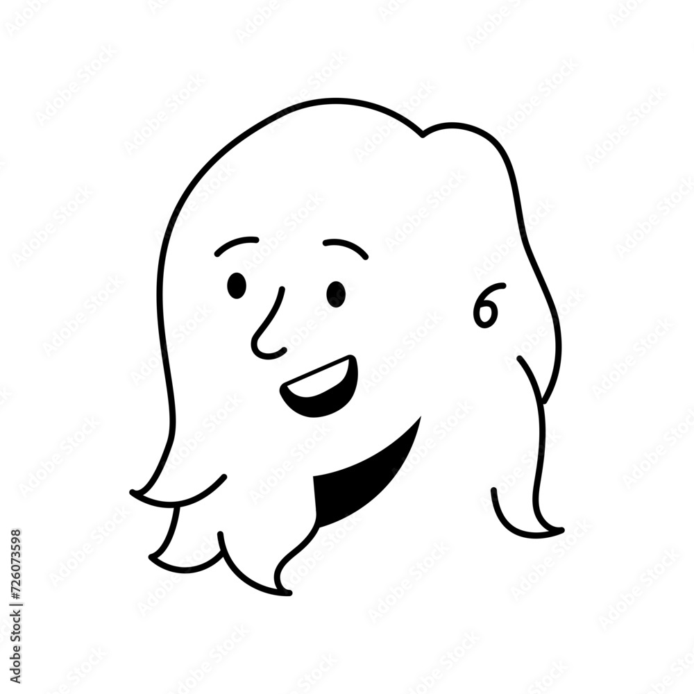 Woman Avatar Illustration Woman Avatar Illustration