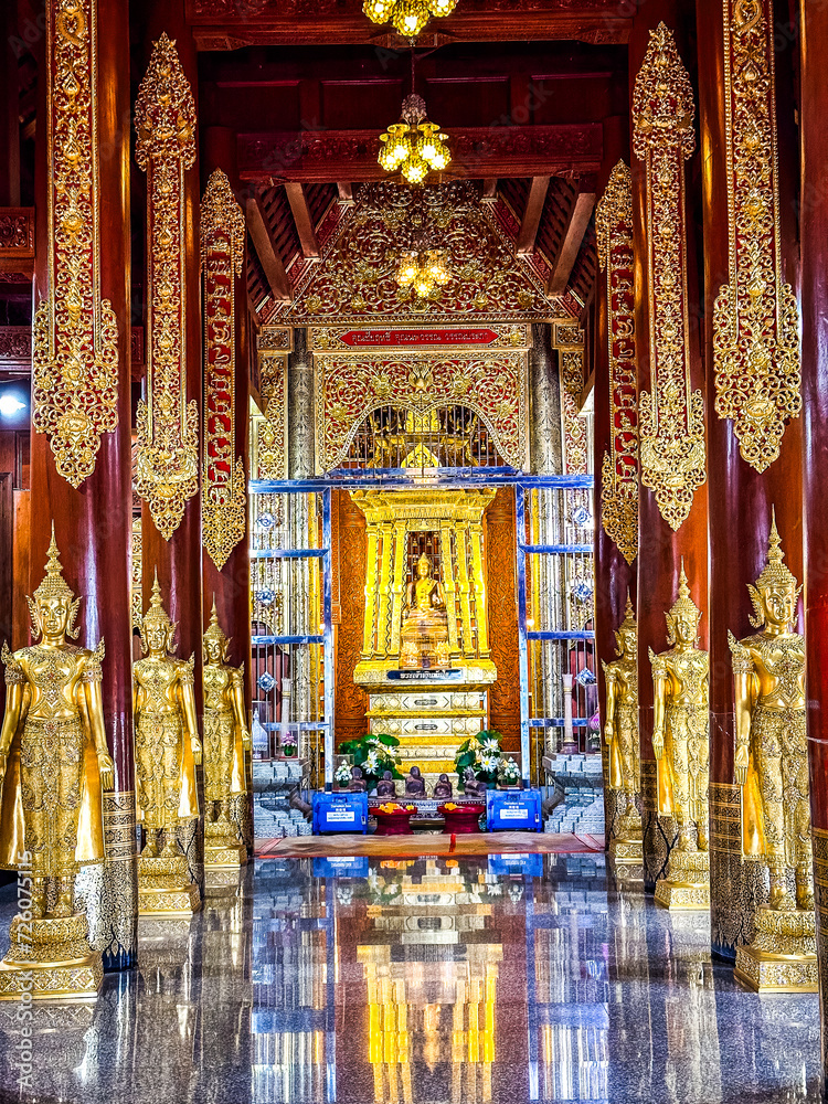 Wat Ban Den in Mae Taeng District, Chiang Mai, Thailand