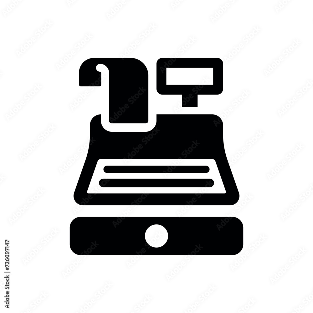 cash register icon vector illustration cash register icon vector illustration
