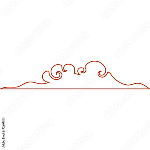 Chinese Cloud Line Element