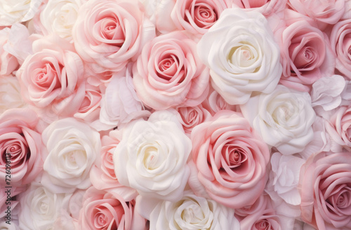 Pink roses background  Women s Day concept  weddings  anniversaries  Valentine s Day  or any occasion that celebrates love and natural beauty