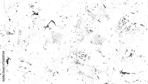 Black and white grunge. Distress overlay texture. Abstract surface dust and rough dirty wall background concept. Distress illustration simply place over object to create grunge effect .  photo