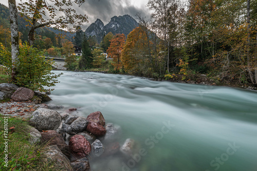 Río de montaña en alta Baviera,Alemania. photo