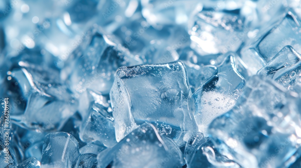 ice cubes texture background