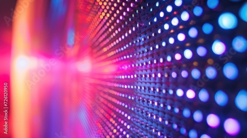 close up LED blurred screen abstract background