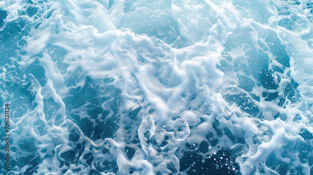 Obraz premium Pale blue sea surface abstract background