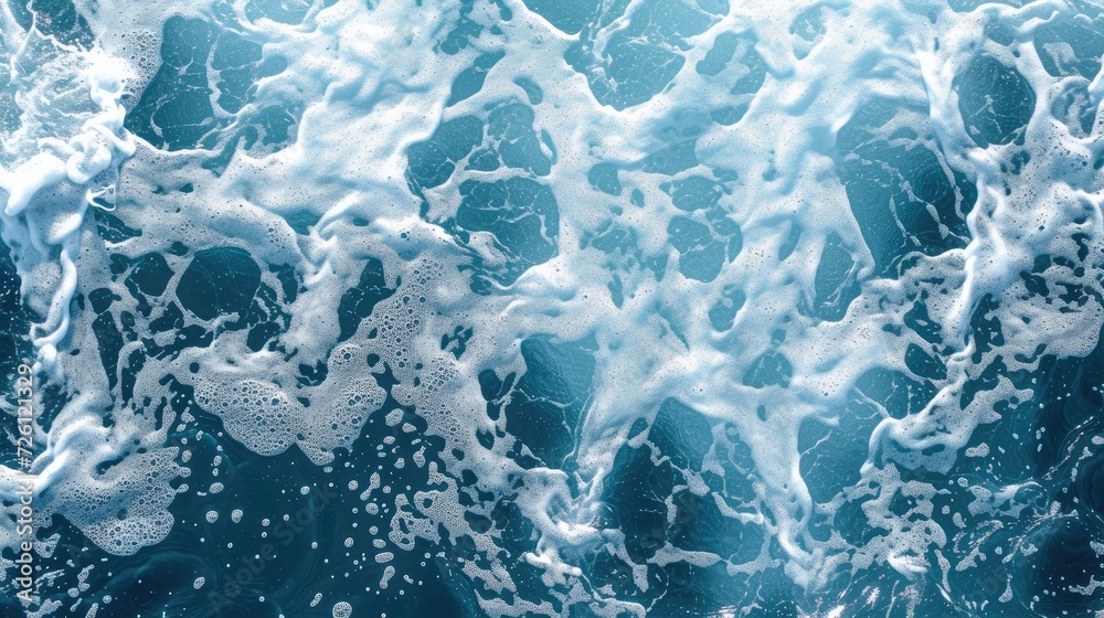 Obraz premium Pale blue sea surface abstract background