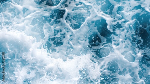 Pale blue sea surface abstract background