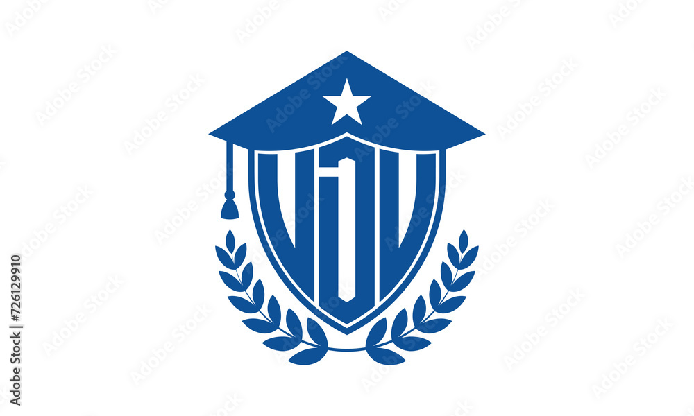 UDU three letter iconic academic logo design vector template. monogram, abstract, school, college, university, graduation cap symbol logo, shield, model, institute, educational, coaching canter, tech UDU three letter iconic academic logo design vector template. monogram, abstract, school, college, university, graduation cap symbol logo, shield, model, institute, educational, coaching canter, tech