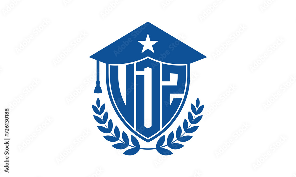 UDZ three letter iconic academic logo design vector template. monogram, abstract, school, college, university, graduation cap symbol logo, shield, model, institute, educational, coaching canter, tech UDZ three letter iconic academic logo design vector template. monogram, abstract, school, college, university, graduation cap symbol logo, shield, model, institute, educational, coaching canter, tech