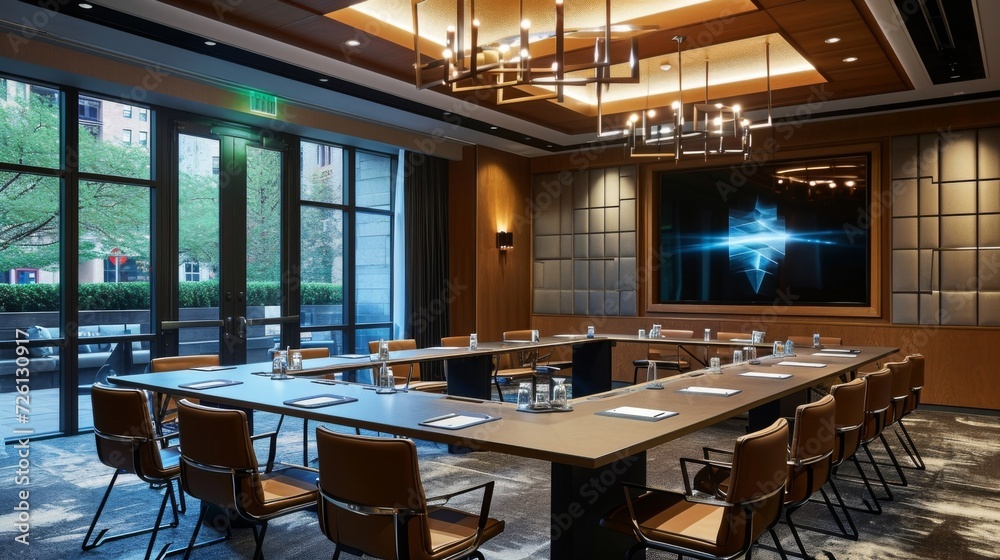 Make your next meeting a breeze in our smart conference room filled with IoTenabled features like wireless connectivity and automated presentation controls.